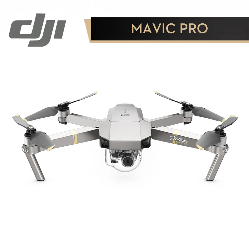 Дрон DJI Mavic Pro Platinum 7 км дальность 4 дБ шум 1080P камера с 4K видео RC Вертолет FPV