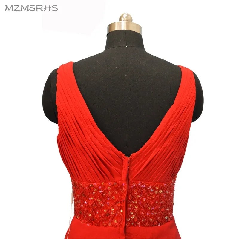 Женское вечернее платье русалка длинное шифоновое плиссированное для