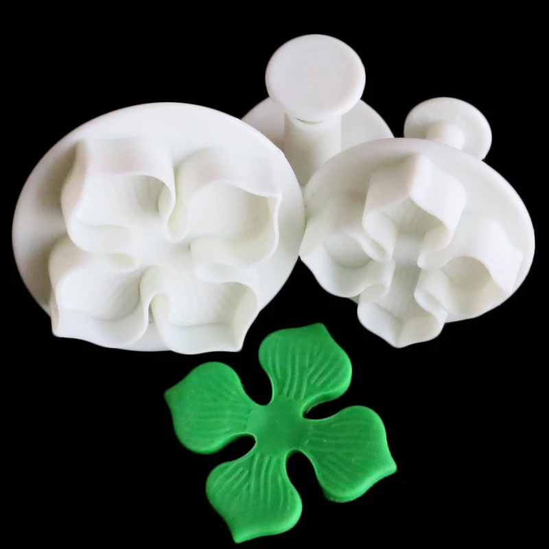 3 шт./компл. Гортензия Laurustinus резинка с цветком вставка для торта печенья Плунжер