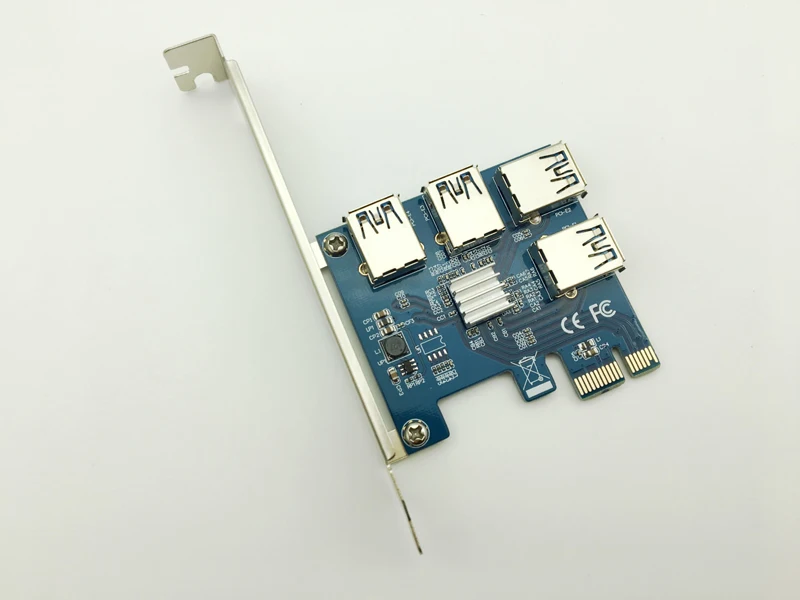 Плата расширения Riser PCI-E PCI Express 1-4 порта USB 3 0 | Компьютеры и офис
