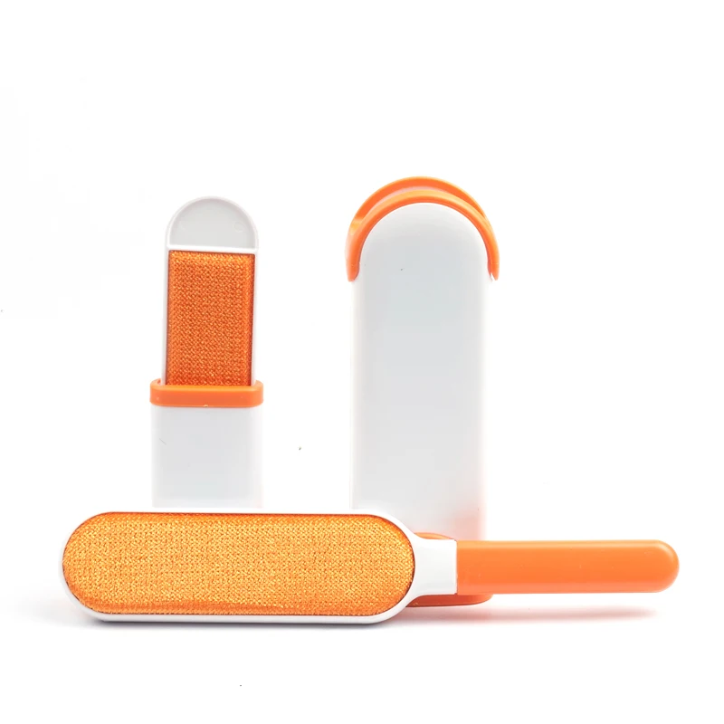 Orange HE щетка для удаления волос для домашних животных, щетка для собак, кошек, чистящая расческа, портативная дорожная Бытовая щетка для чистки ковра, дивана, ткани, кровати, расчески для волос - Цвет: Orange