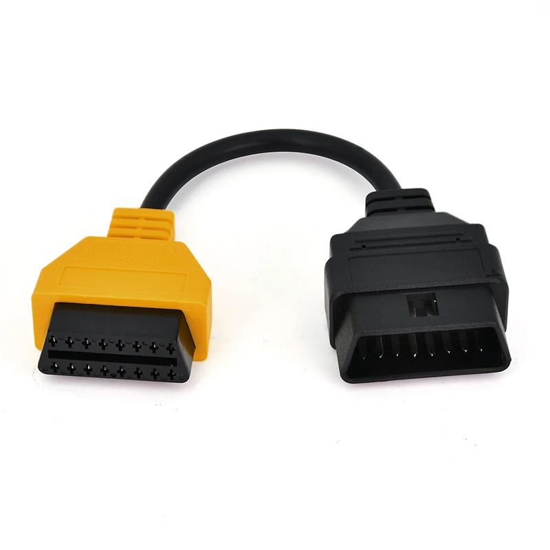 3 шт./лот для Fiat Ecu Scan адаптер разъем Fiatecuscan OBDII ODB2 EOBD 16 Pin кабель Fiat|Кабели и