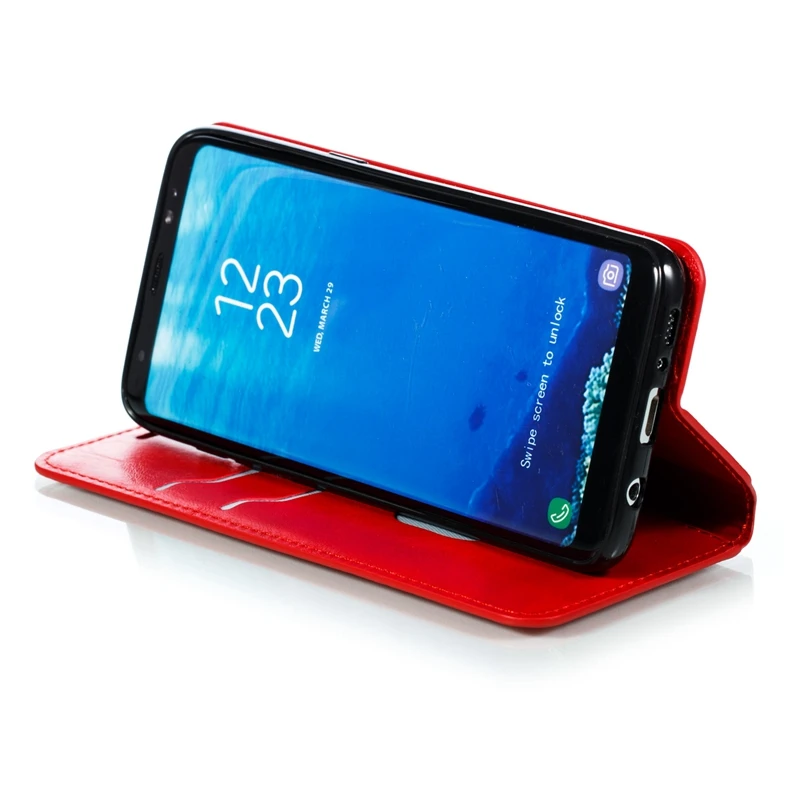 Кожаный чехол-книжка для samsung Galaxy S8, чехол-книжка с подставкой для телефона Etui samsung S8 S 8 8 S, Обложка для книги