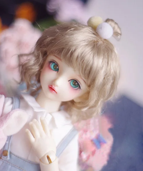 Парики для куклы BJD имитация молочного чайного коричневого мохера шарнирных