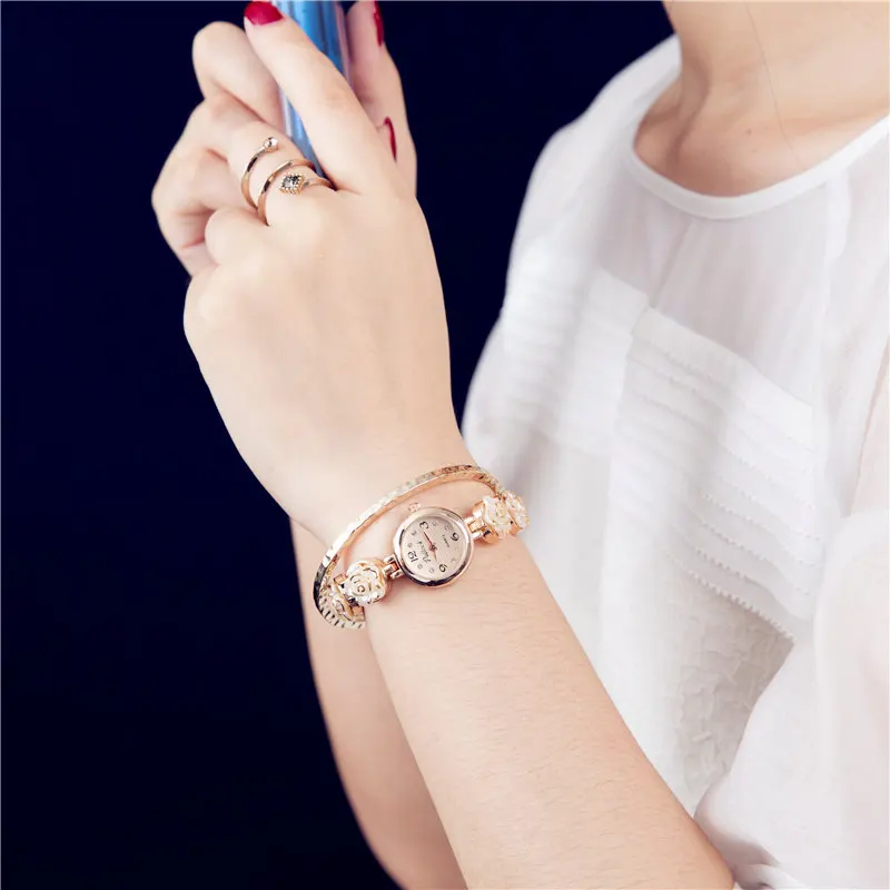 JBRL детское платье часы цветок цепи часы для детей модные наручные часы для девочек детские наручные часы подарок для девочек часы детские часы Relogio Infantil