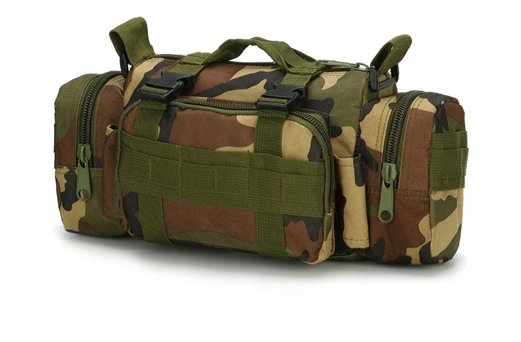 Тактическая Сумка, Военный Рюкзак Molle Oxford, сумка для багажа на открытом воздухе, сумка для путешествий, кемпинга, пеших прогулок, камуфляжная сумка на плечо, поясная сумка 3L - Цвет: 08