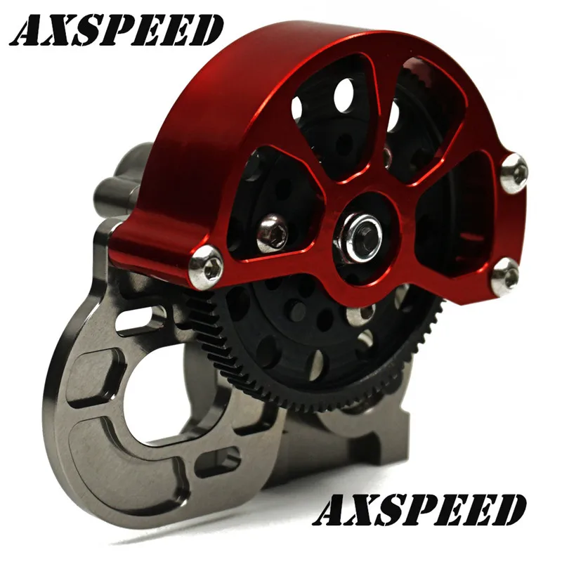 Металлические коробки передач Чехол центр Шестерни коробка Для осевой SCX10 1:10 RC