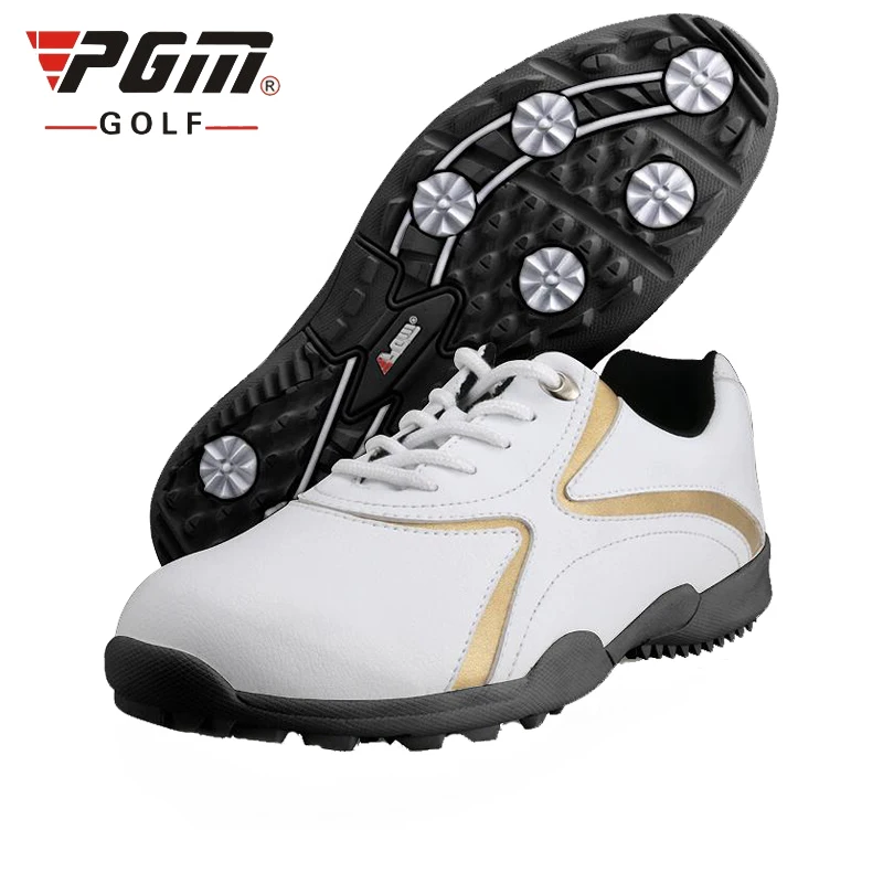 Pgm Golf Shoes for Men Soft Leather Training Sneakers Breathable Lightweight Anti-skidding Sneakers Golf Shoes AA10094