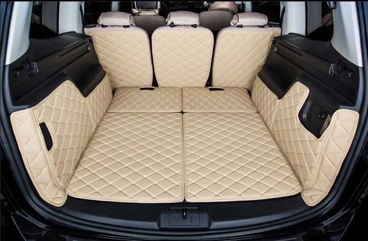 Хорошее качество! Специальные коврики для багажника автомобиля Volkswagen Sharan на 7