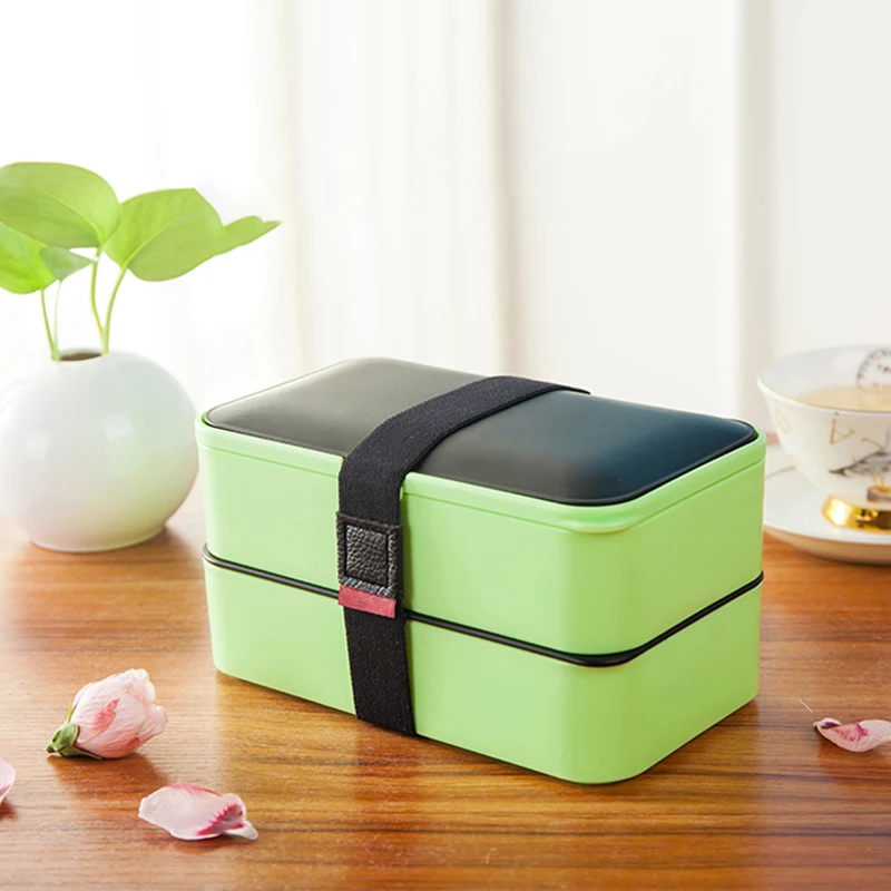 ONEUP коробка для завтрака PP/Silicone 1200 мл bento Box с столовыми приборами экологичный без