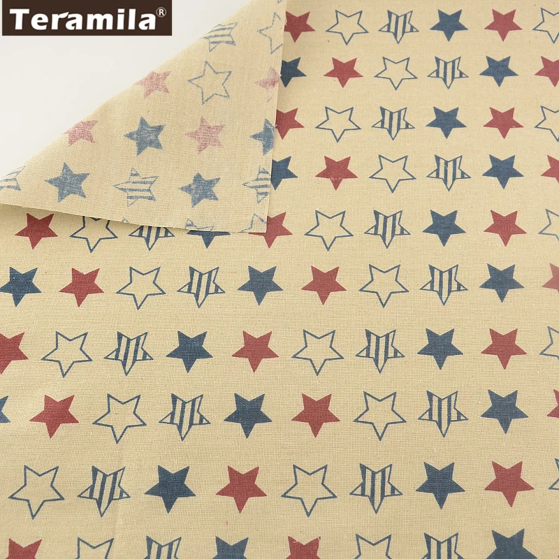 Вышивание Материал tissu скатерть Подушка сумка Цвет звезды печати teramila Текстиль