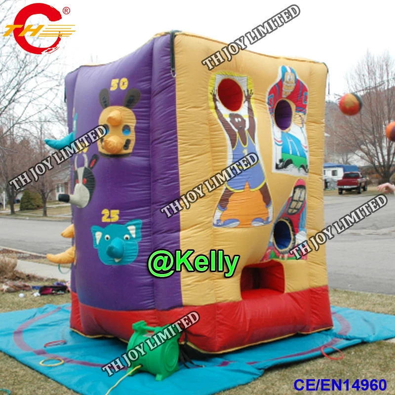 Бесплатная доставка двери надувные карнавал Прокат спортивные игры комбо для