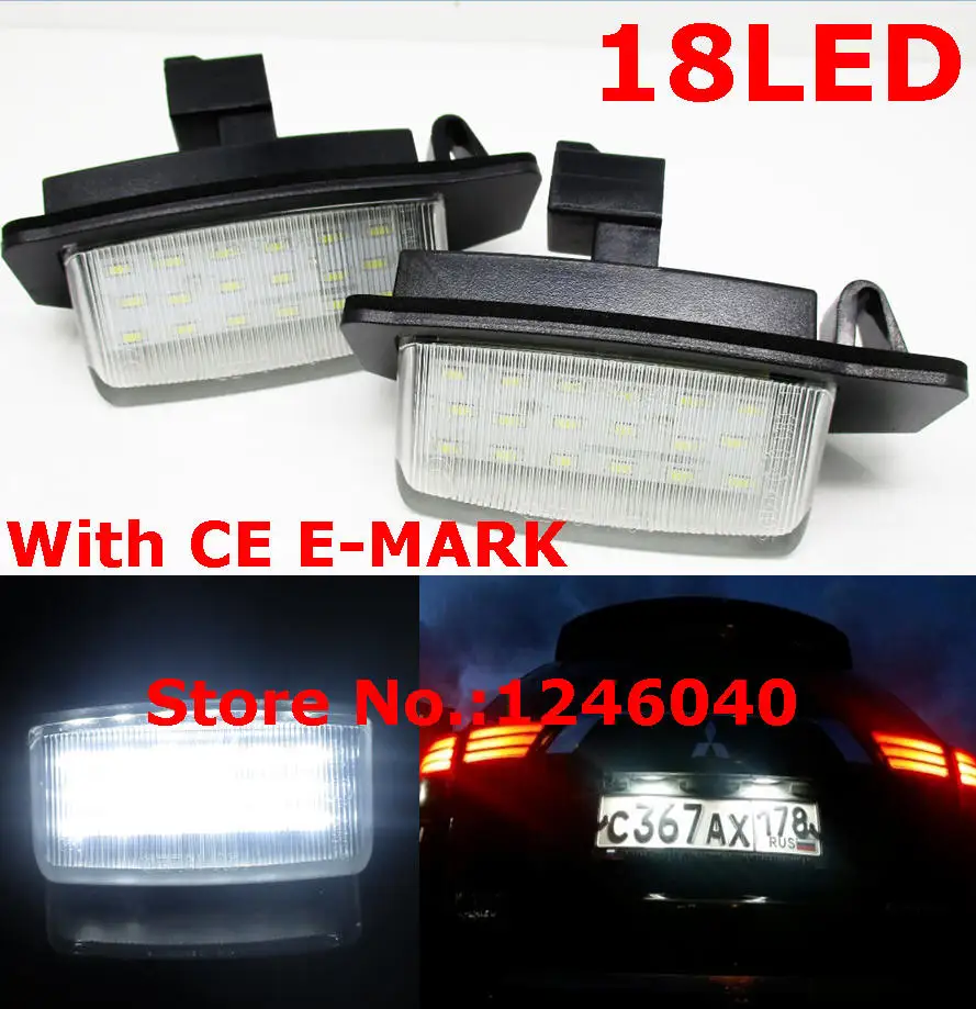 2 шт. светильник Ной знак для Mitsubishi OUTLANDER 2006 2012 Lancer Sportback 2008 ~ с CE E MARK|led light mitsubishi|light