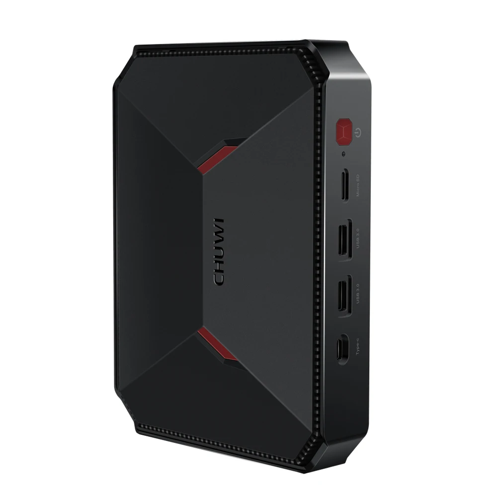 CHUWI GBox Pro Intel Atom X7 E3950 четырехъядерный Windows 10 OS 4 Гб 64 Gigabit Ethernet Мини ПК 2 4G/5G