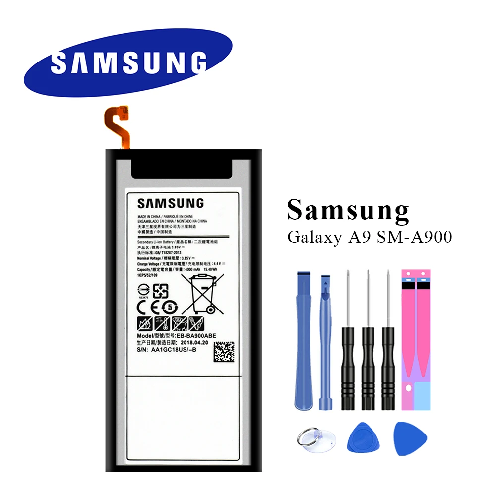 Оригинальный аккумулятор для Samsung Galaxy A9 A9000 A9100 высокое качество Akku + 8 шт.
