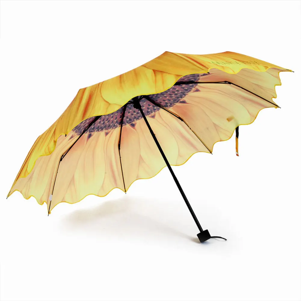 

Umbrellas Windproof Compact Folding Umbrellas with Anti-Slip Rubberized Grip for Business and Travels or Summer Wedding Gifts