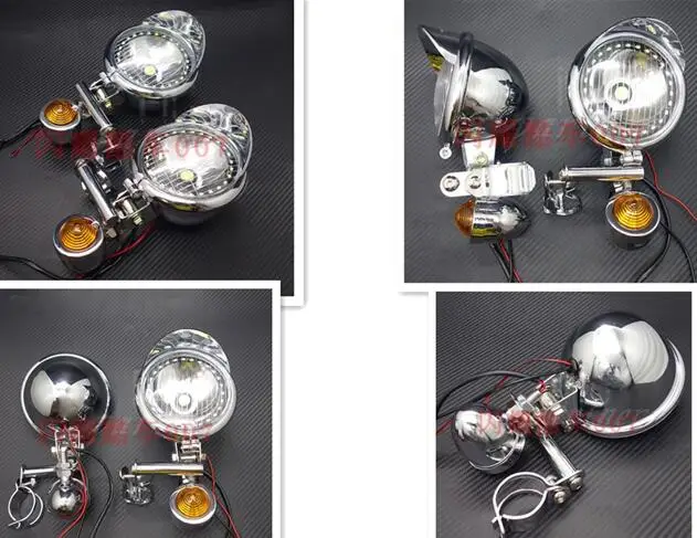 Светодиодный точечный светильник + кронштейн для поворотного сигнала крепление