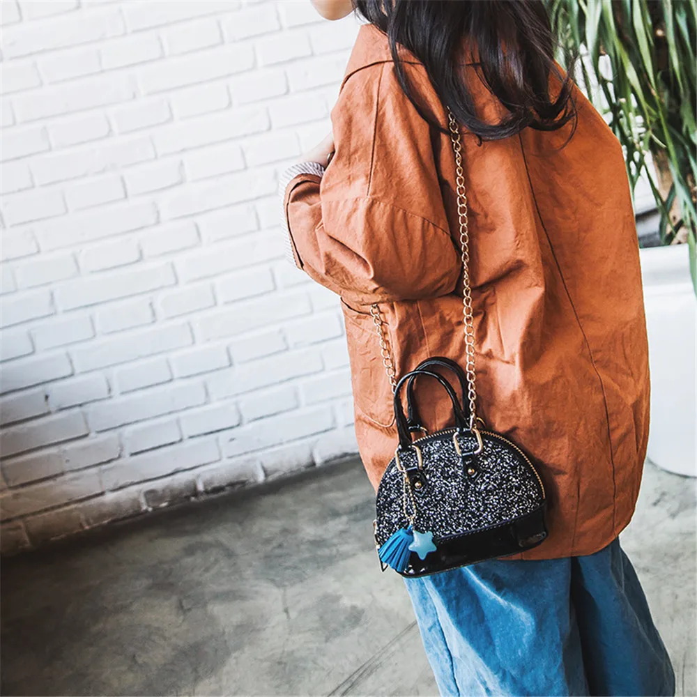 Роскошная винтажная детская Милая женская сумка из искусственной кожи