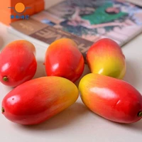 10pcs big size red color high imitation artificial fake mango fruit artifical mangoartificial plastic fake simulated red mango