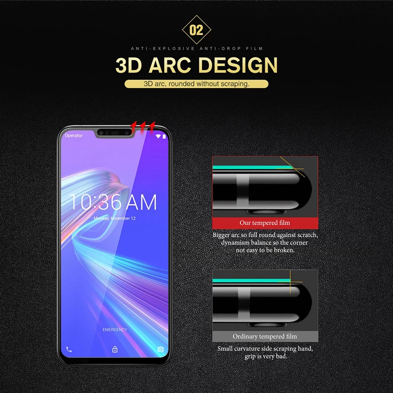 Полное покрытие из закаленного стекла для Motorola Moto Z4, Защитное стекло для экрана для Moto E6 Plus One Zoom Action G8 E6 Play Macro glass