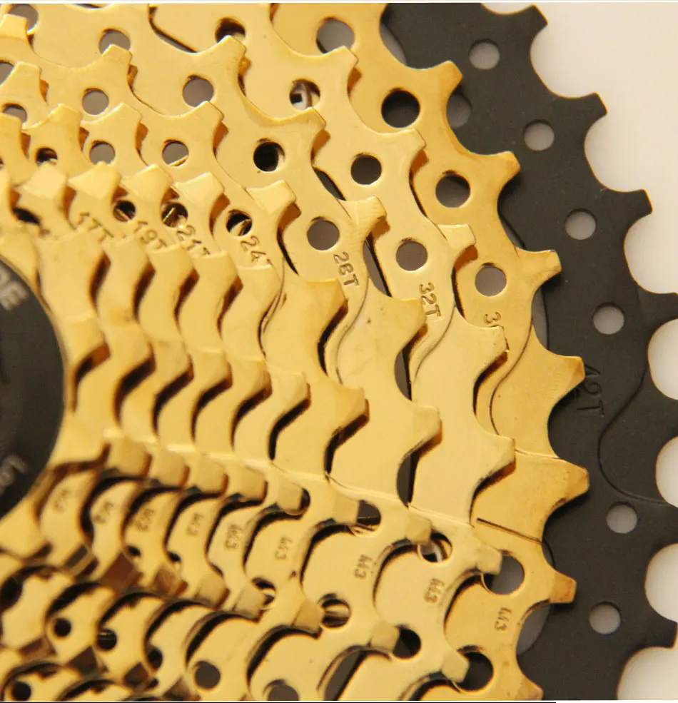 WUZEI 11 скоростей Freewheel MTB горный велосипед части кассеты Freewheel Золотой 11-42T для деталей XT M8000 SLX M7000 M9000 k7 NX GX
