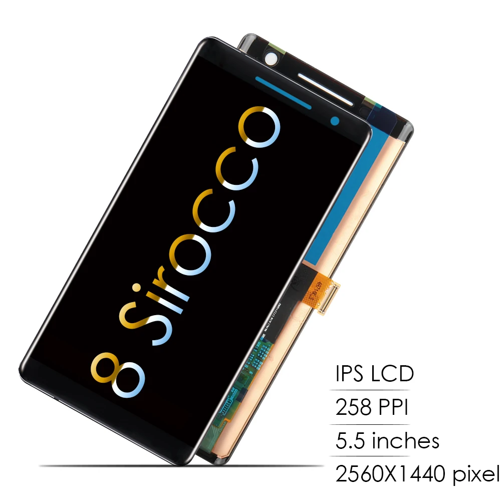 5 &quotсупер AMOLED ЖК дисплей сенсорный экран с рамкой для NOKIA 8 Sirocco замена мобильного