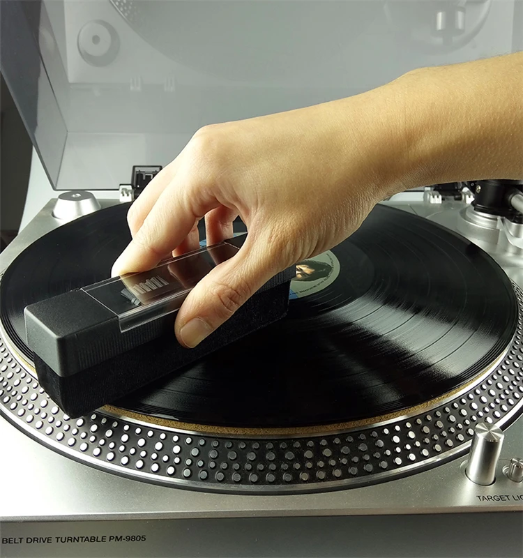 Антистатическая бархатная щетка для CD/LP виниловых аксессуаров проигрывателя |
