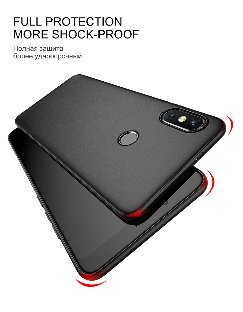 Мягкий ТПУ для Xiaomi Redmi Note 6 Pro чехол Роскошный прозрачный Матовый силикон на Note6