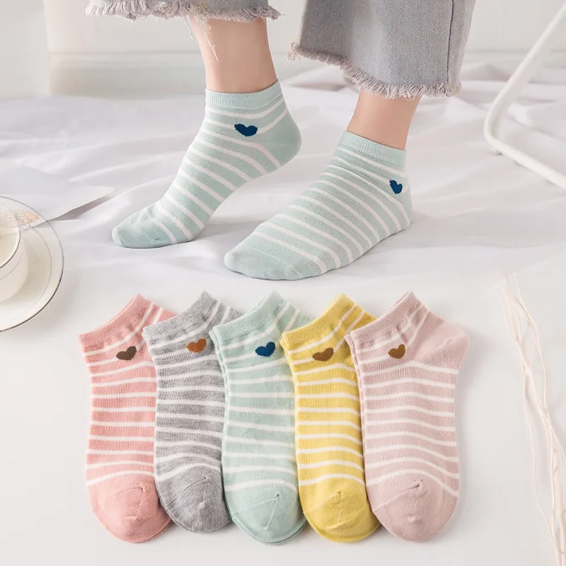 5 парт/Лот новые женские хлопковые носки розовые милые до щиколотки с кроликом