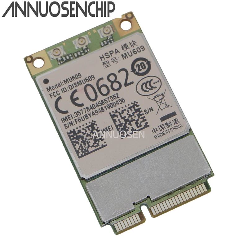Лидер продаж MU609 WCDMA Mini PCIe HSPA +/UMTS четырехдиапазонный 850/900/1900/2100 МГц M2 беспроводная