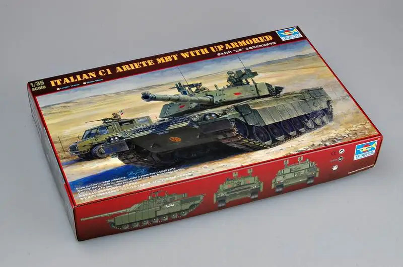 Труба 00394 1:35 Италия C1 ram main battle tank (с дополнительным бронированием) модель в сборе |