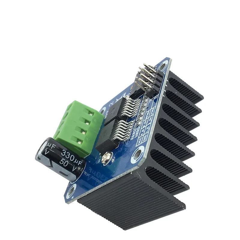 Двойной BTS7960 BTS7960B DC 43A Драйвер шагового двигателя Модуль 6 V 27 h мост PWM модуль