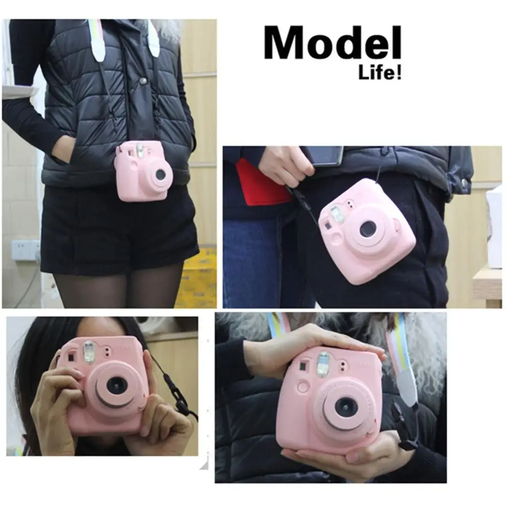 Мягкий силиконовый чехол Jelly для Fuji Fujifilm Instax Mini 9 8 камеры классический