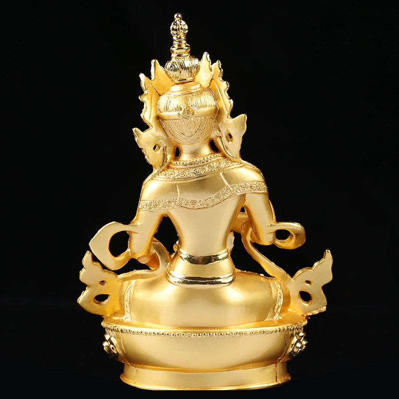 Эффективная Vajrasattva/Kingkong позолота 14 5 см золото Будда сплав металла буддийские