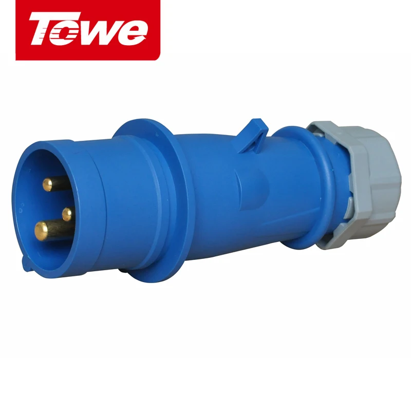 

Towe Industrial Connector IPS-P316 16A 3 Cores 2P+E Male IP44