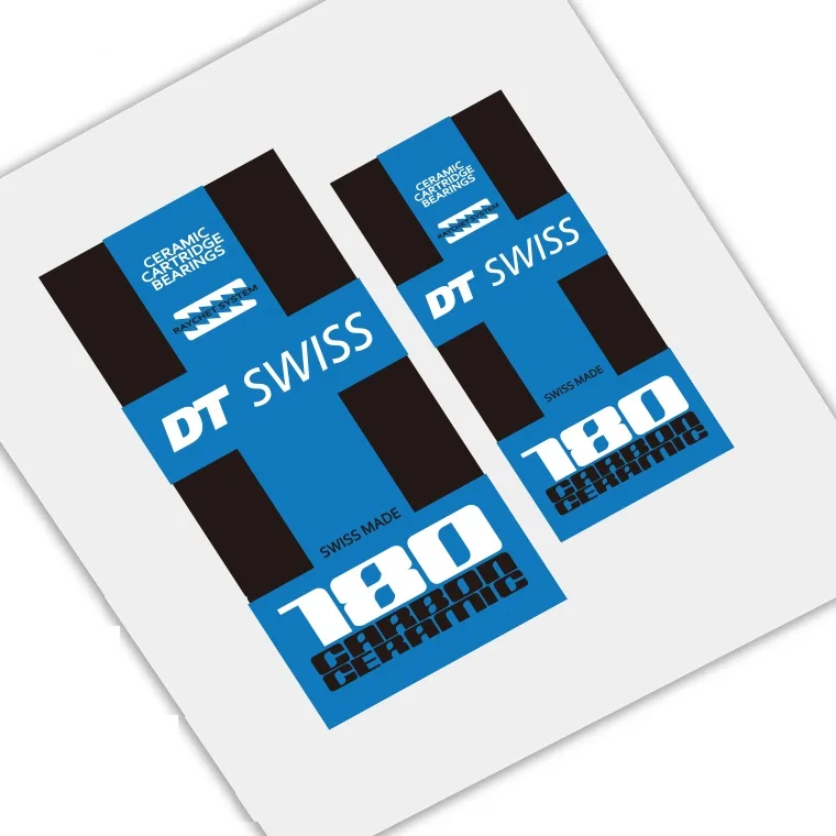 Синий DT 180 стикер ступицы для DT SWISS DT180 дорожный велосипед наклейки на ступицы Велоспорт - Цвет: Синий