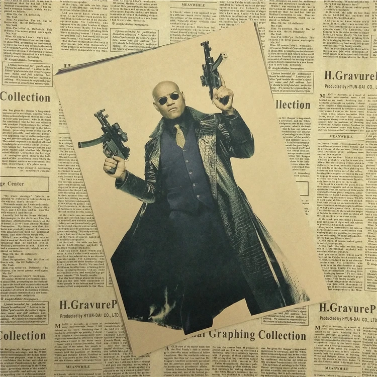 The Matrix ретро постер к фильму художественная бумага для рисования картины