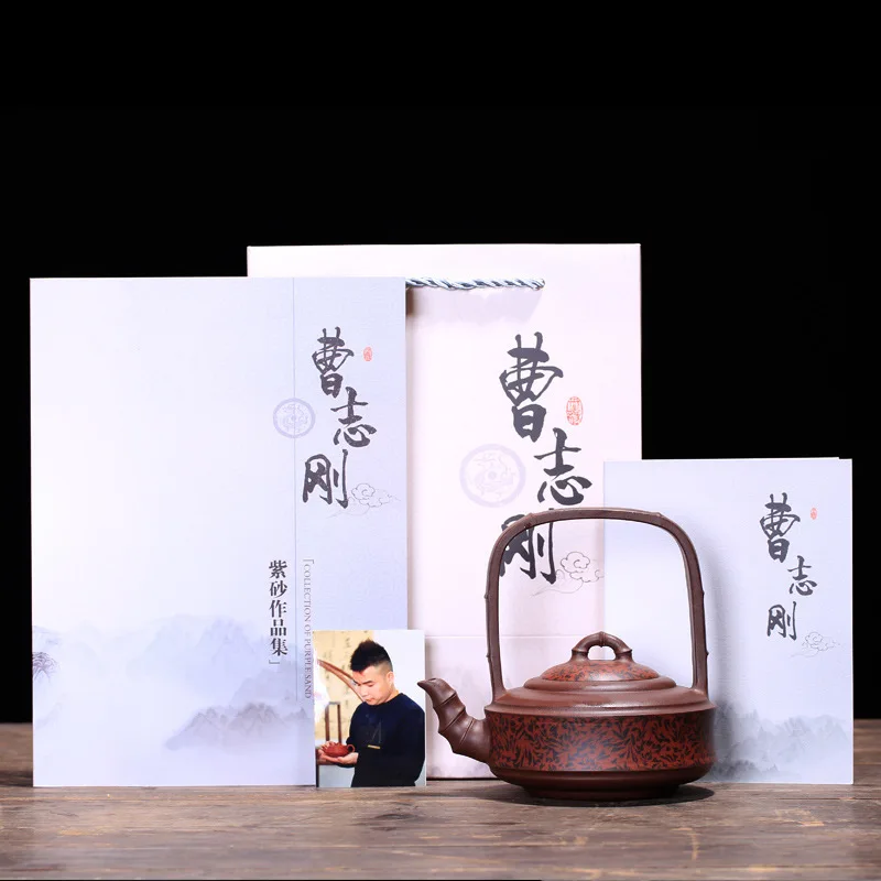 Песок горшок ручной сырой рудник фиолетовый грязевой чайник бамбуковый участок