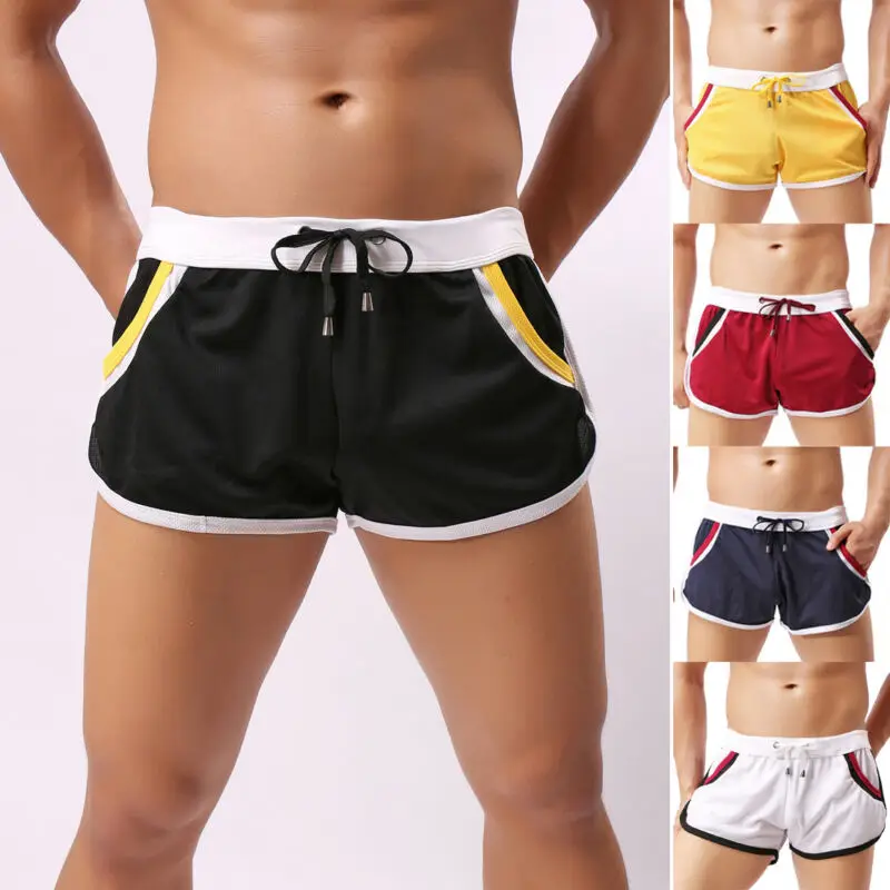 2019 Летние повседневные шорты мужские спортивные для бега и фитнеса