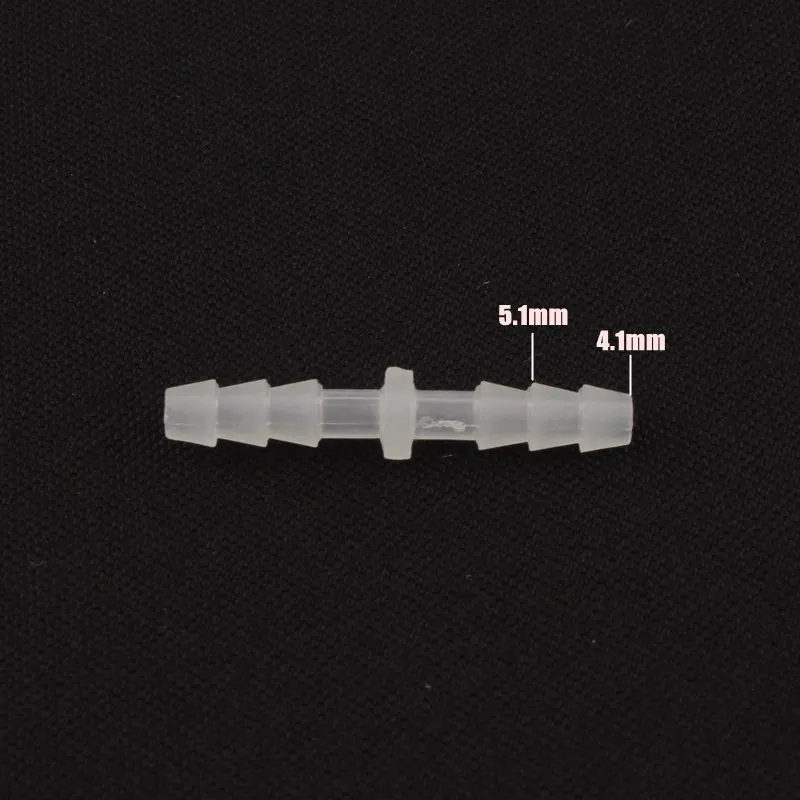 4.1mm 8 шт. NuoNuoWell 4~ 11 мм, pe, труба, шланг, равный прямой соединитель, аквариумная система, резервуар для воды, воздушный насос, экологический шланг, фитинги - Цвет: 4.1mm