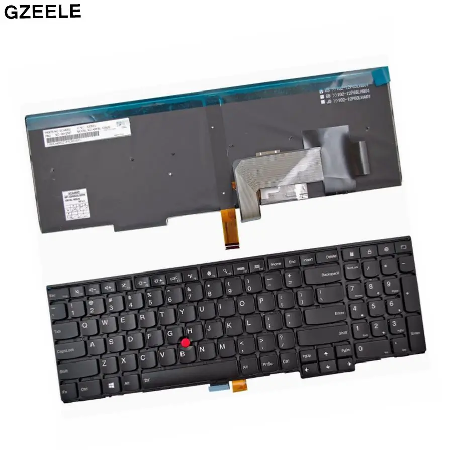 Новинка для Lenovo Thinkpad T540P W540 E540 E531 Клавиатура ноутбука с подсветкой US|Клавиатуры