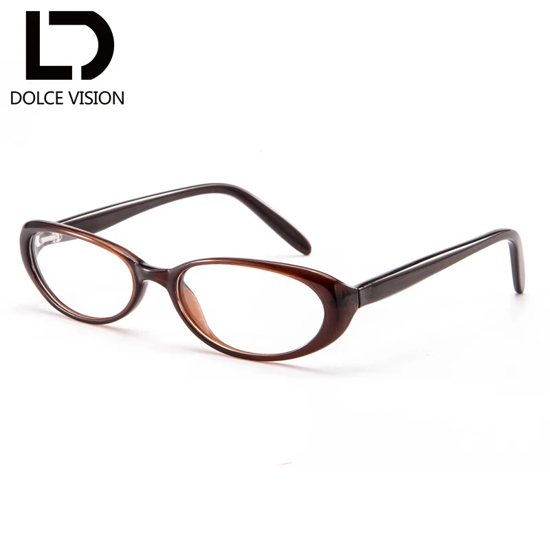 DOLCE VISION Vintage Oval Myopia Glasses Women Spectacles Clear Photochromic Lenses Corrective Prescription Brand Design |
