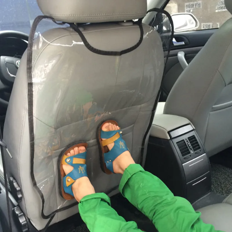 Araba koltuğu arka kapak koruyucu çocuk bebek tekme Mat için Volkswagen VW Golf 4 6 7 GTI Tiguan Passat B5 b6 B7 CC Jetta Polo için