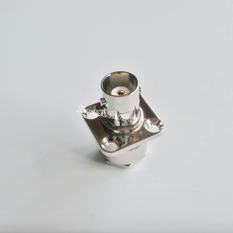 1Pcs BNC female jack flange clamp RG58 RG142 LMR195 RG400 straight RF connector | Обустройство дома