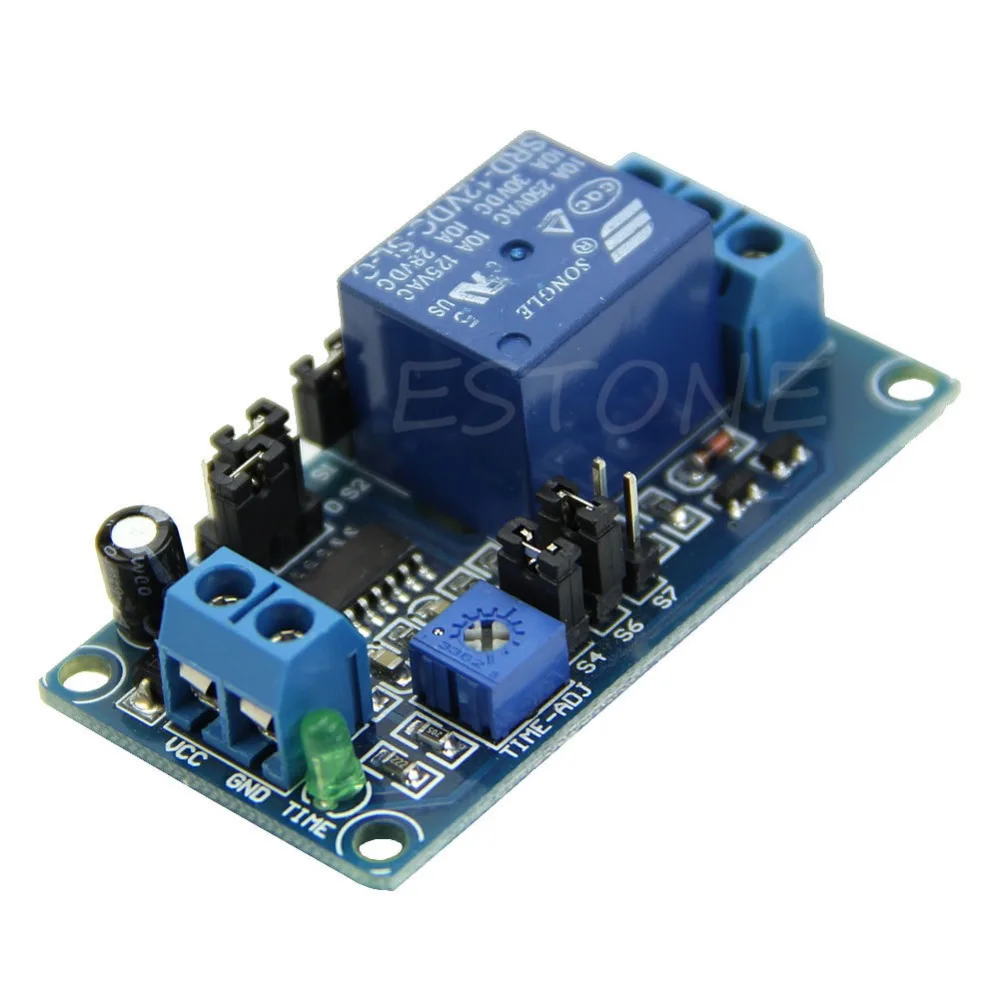

DC 12V Delay Relay Delay with Timer Turn on Delay Turn off Switch Module -Y103