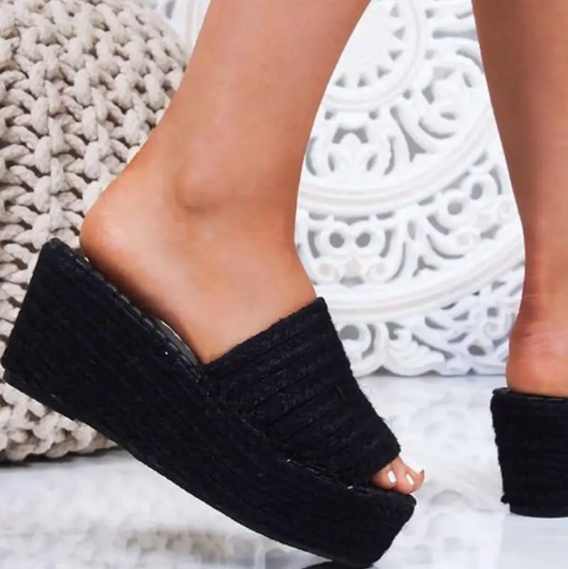 Sandalias mujer женские летние пляжные босоножки на среднем каблуке легкая обувь