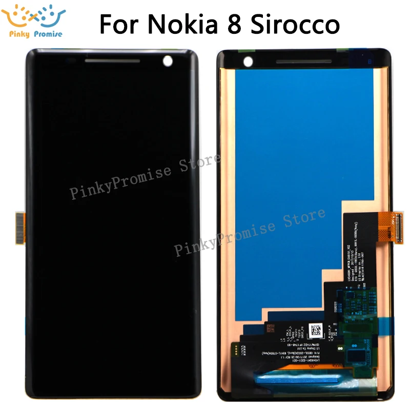 ЖК-дисплей 5 дюйма для Nokia 8 Sirocco с сенсорным экраном и дигитайзером в сборе