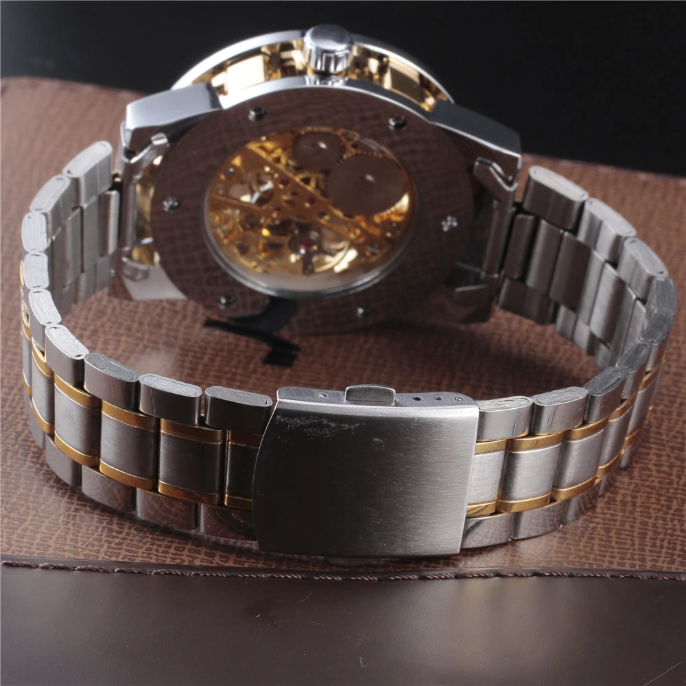 Часы скелетоны Winner Мужские механические роскошные Брендовые спортивные