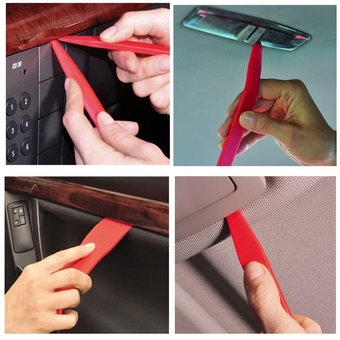 rete automobile CAR Auto Upholstery Tools Strong Nylon Door Molding Dash Panel Trim Tool Kit Clip Pliers Fastener Remover | Автомобили и