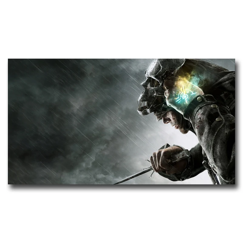 FOOCAME Dishonored The Outsider видео игра Искусство Шелковый плакат печатает домашний Декор стены картина 11x20 16x29 20x36 дюймов - Цвет: 010